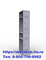 Металлический шкаф для раздевалок и спецодежды шр-12L400 доп.секция в Сочи - sochi.metakonrt.ru | фото